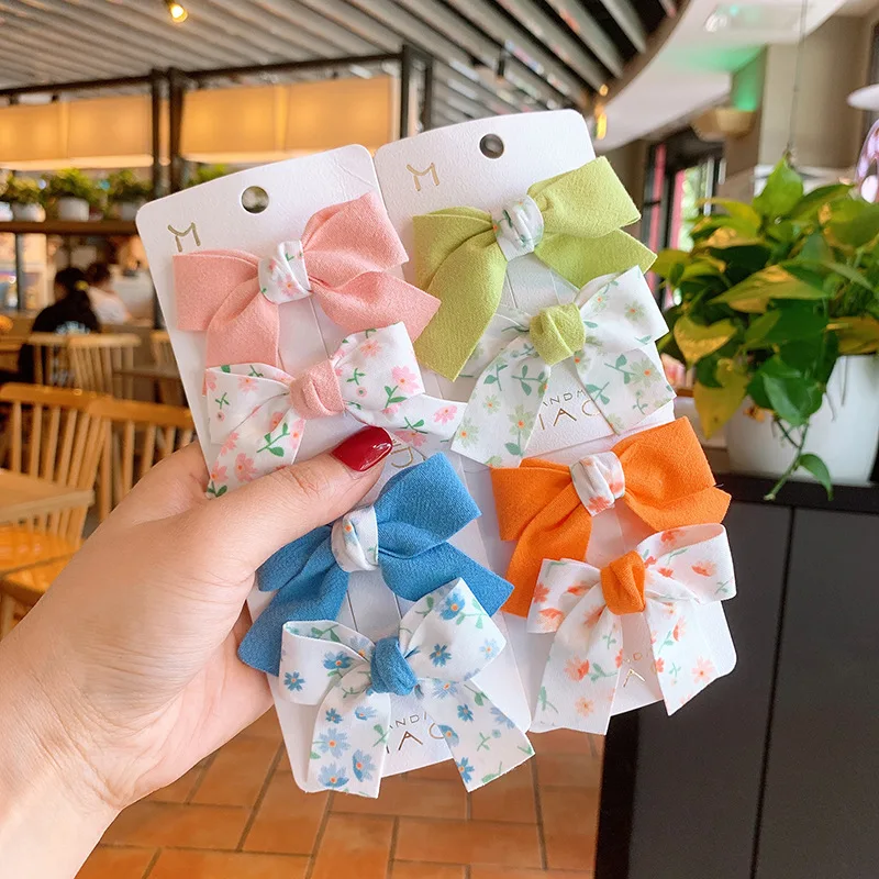 

XCQGH 2 шт./компл. детская заколка с милыми цветами для маленьких девочек заколка с бахромой для принцесс