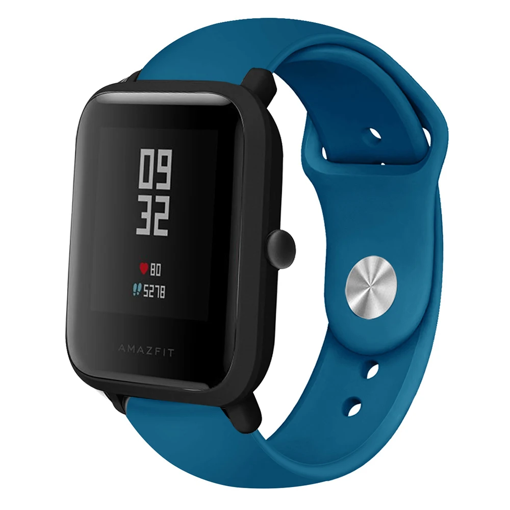Silcone Ремешок Браслет Для Xiaomi Huami Amazfit Bip Youth Смарт-часы ремешок для GTS / GTR 42 мм полосы