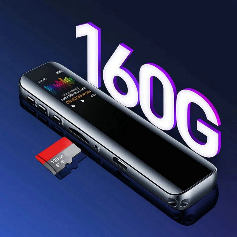 

Voice Activated Portable Recorder HD MP3 Player Digital Voice Recorder Dictaphone 8G