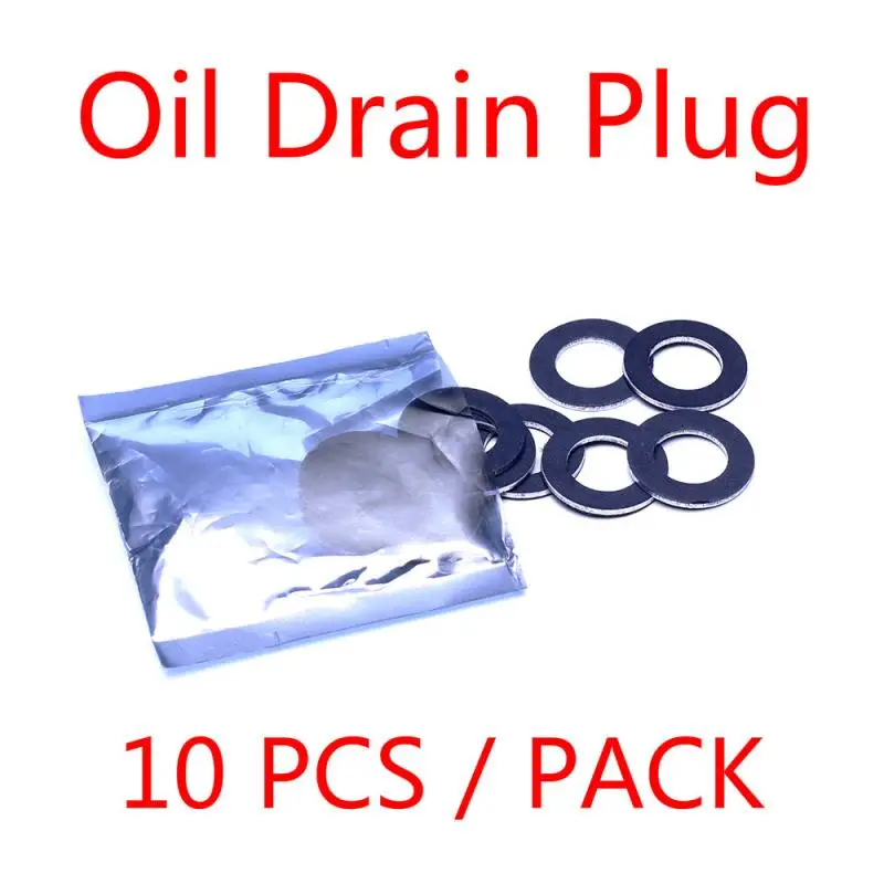 10 шт./компл. медная пробка для слива моторного масла|Прокладка поддона картера| |