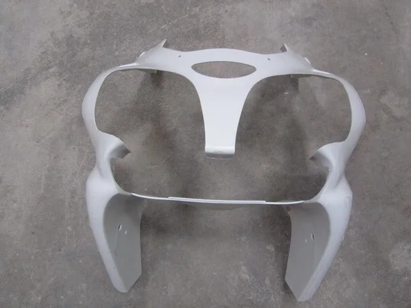

Unpainted Front Upper Fairing Headlight Cowl Nose Panlel Fit For Kawasaki Ninja ZX636 ZX600 ZX6R ZX-6R 2000 2001 2002