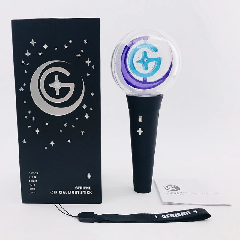 

KPOP GFRIEND светильник stick версия 2 с bluetooth-управлением, меняющий цвет, светящаяся лампа, рандомная музыка, для фанатов, подарок