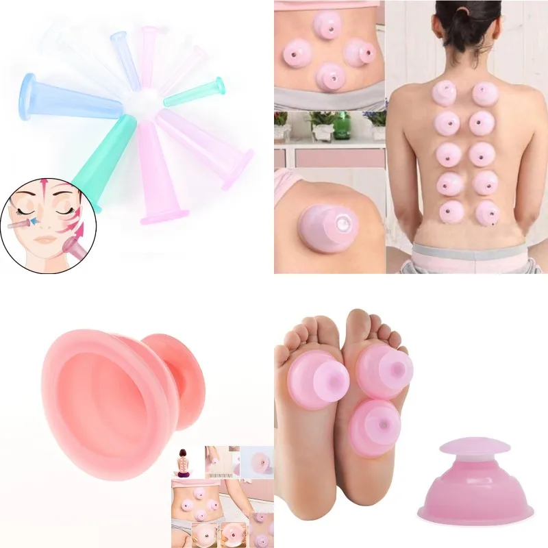 

1pc Anti Cellulite Vacuum Silicone Cupping Cups Health Care Family Body Massage Helper Dropshipping