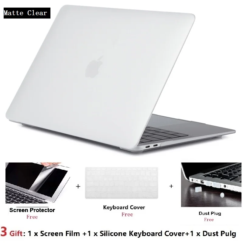 4 в 1 для 2020 13Air A2179 кристалл/матовый ноутбук жесткий чехол нового MacBook Air 13 дюймов с