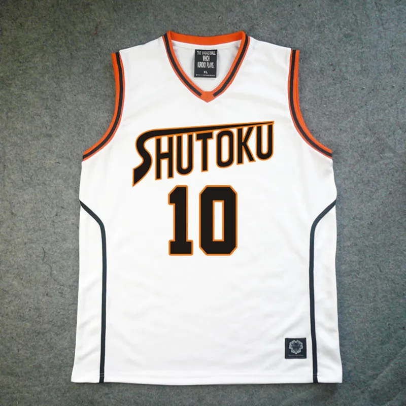 

Anime Kuroko No Basuke Shutoku Takao Kazunari 10# Costume Basketball Jersey Cosplay Uniform Vest Singlet Shirt Sleeveless Set