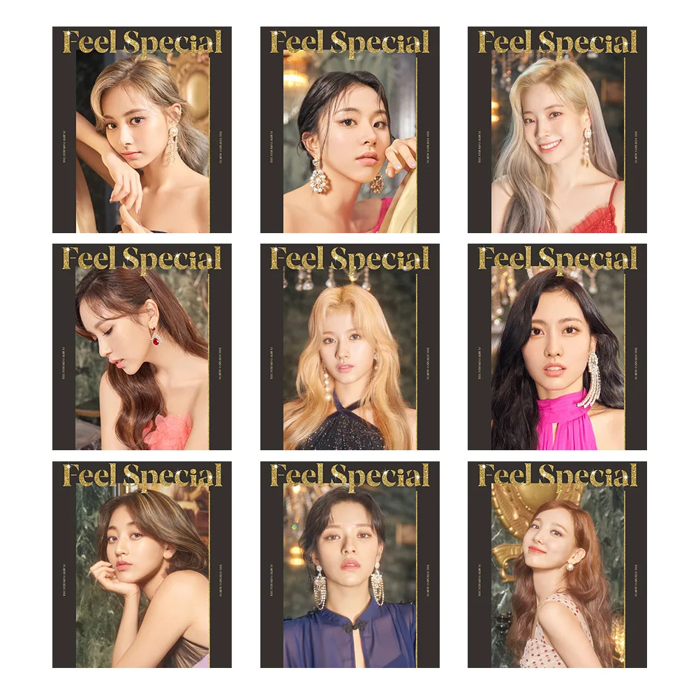 Twice Card Feel специальный альбом периферийный Lomo карта портрет фото L поздравительная