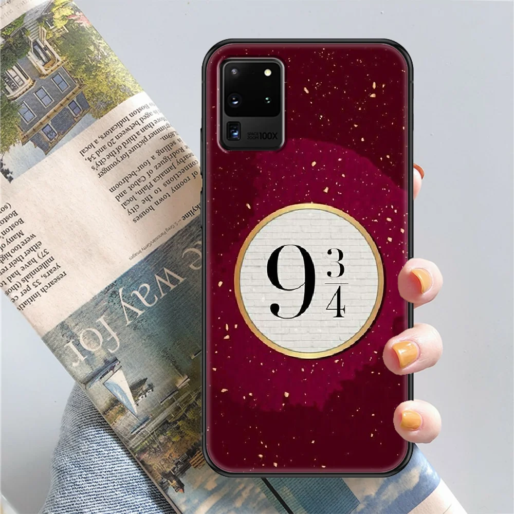 

Harries Magic Potter Phone case For Samsung Galaxy Note 4 8 9 10 20 S8 S9 S10 S10E S20 Plus UITRA Ultra black luxury Etui soft