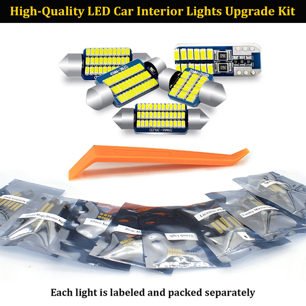 BMTxms 22Pcs Car LED Interior Light Kit For Audi A8 S8 D3 4E Quattro Saloon 2003-2010 License Plate Lamp Auto accessories | Автомобили и