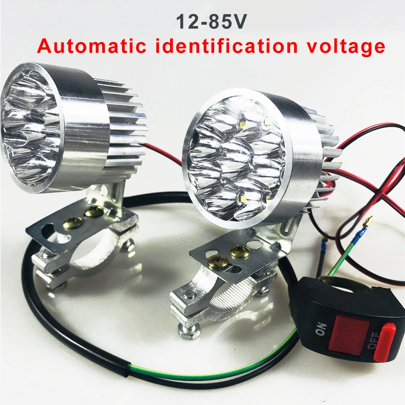 Универсальный 9 бусины мотоцикл электромобиль головной светильник s мото