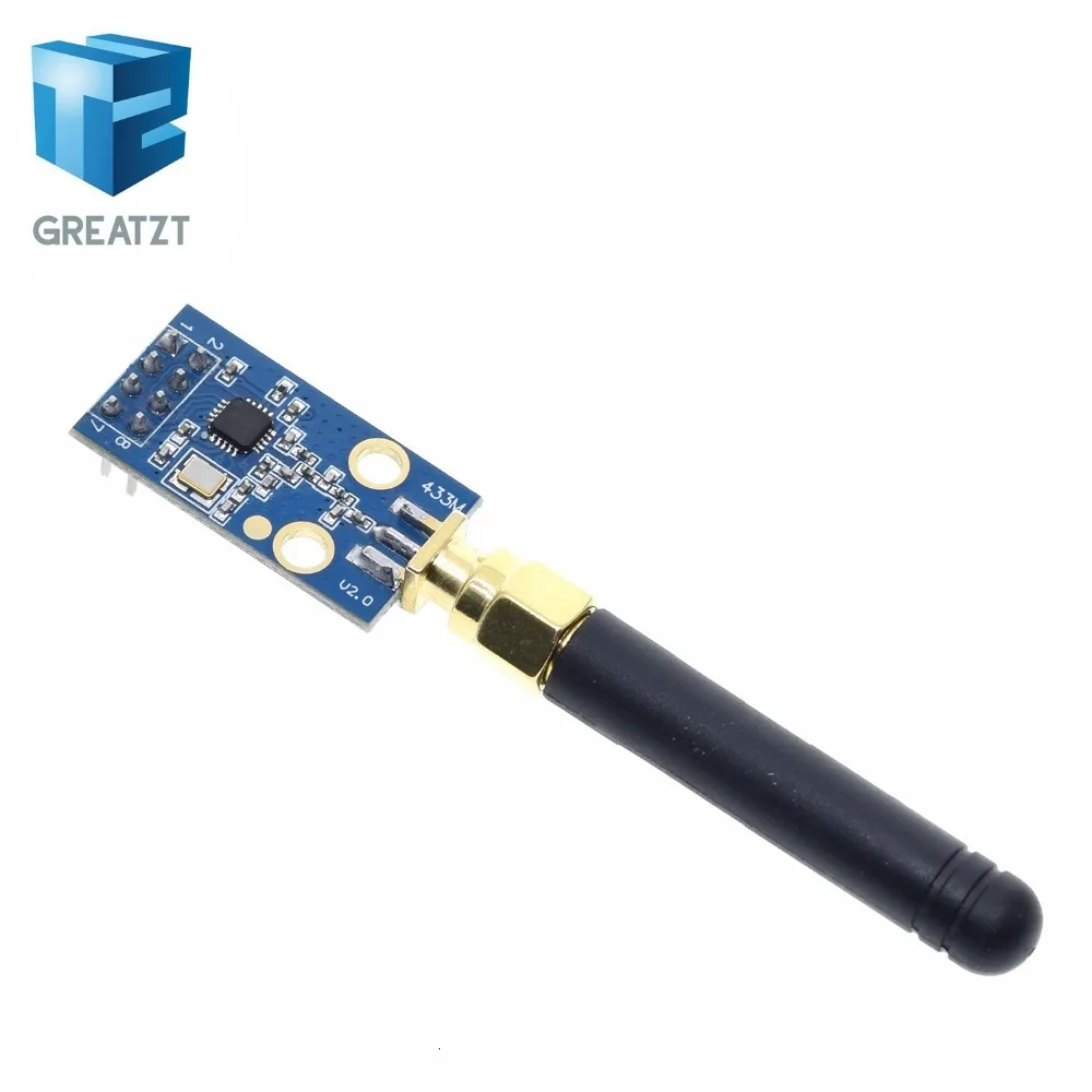 GREATZT CC1101 Беспроводной модуль с антенна SMA Беспроводной приемопередатчик модуль для Arduino 315/433/868/915 МГц