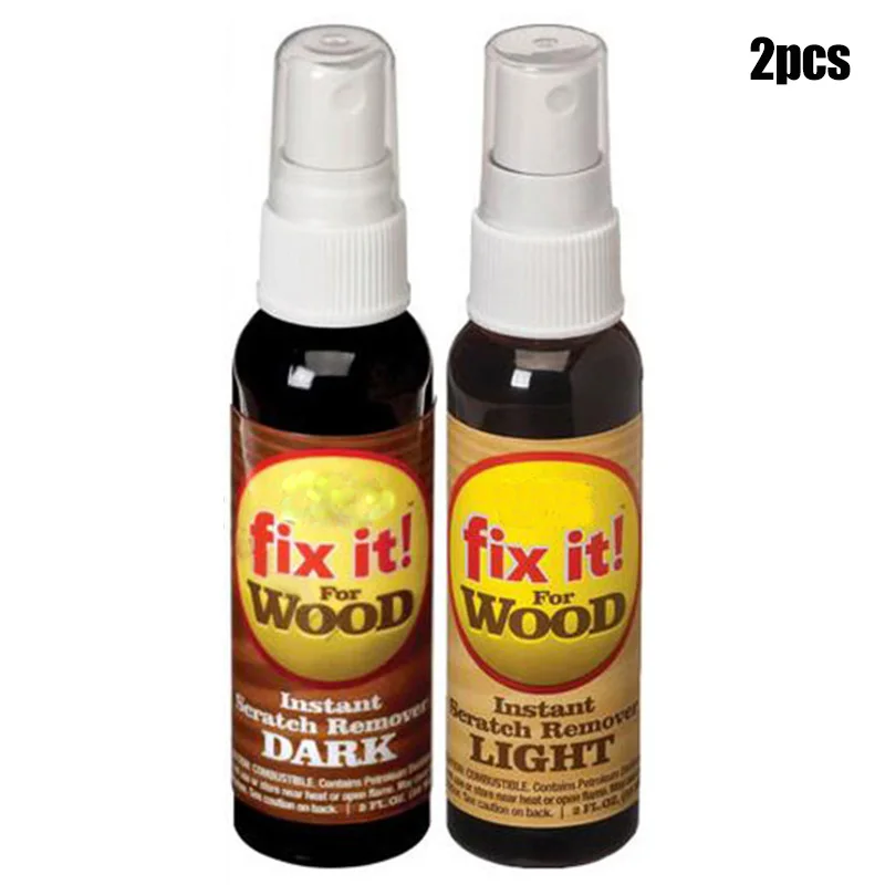 

Newly 2 Pcs Instant Fix Wood Scratch Remover Repair Paint for Wooden Table Bed Floor TE889