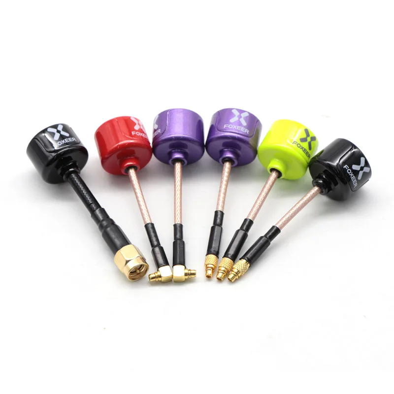 foxeer fpv антенна lollipop 3 v3 58g 72 дби rhcp fpv sma rpsma ufl прямо