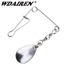 10 шт.лот 0,8 г Спиннер рыболовная приманка ложка Swisher Buzzbait Bass Minnow кривошипный Поппер vib Spinnerbait приманки снасти Барб pesca