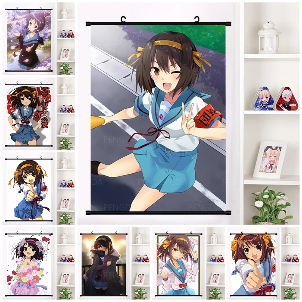 

Wall Art Japanese Cartoon Canvas Anime Characters Painting Plastic Hanging Scrolls Picture Poster Home Decor Room Modern Prints