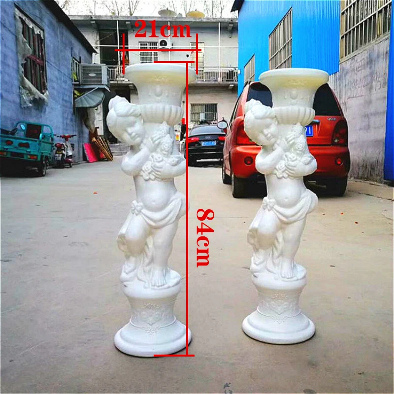 2 шт./лот свадебная белая римская колонна пластиковый цветочный горшок дорожный