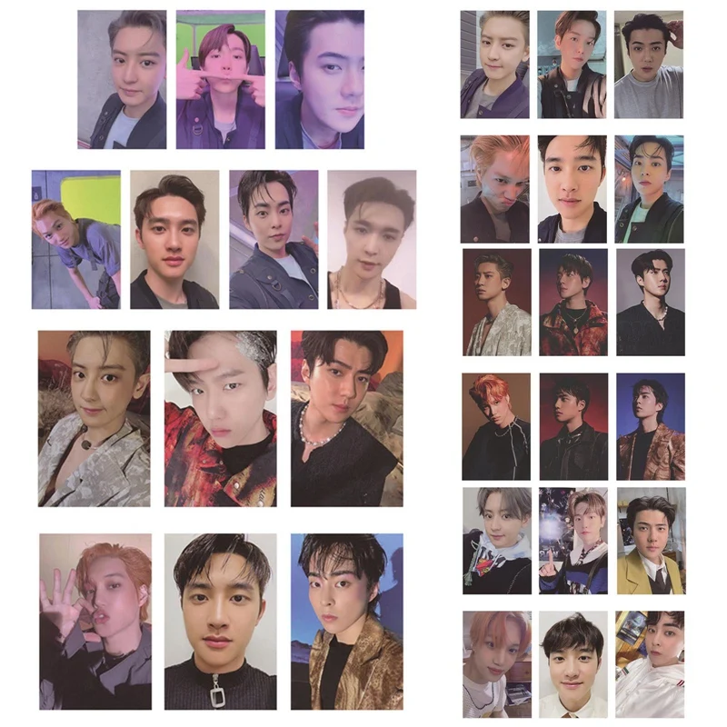 6/7 шт. Kpop EXO новый альбом не сражайтесь с ощущением ломо-карты Самодельные