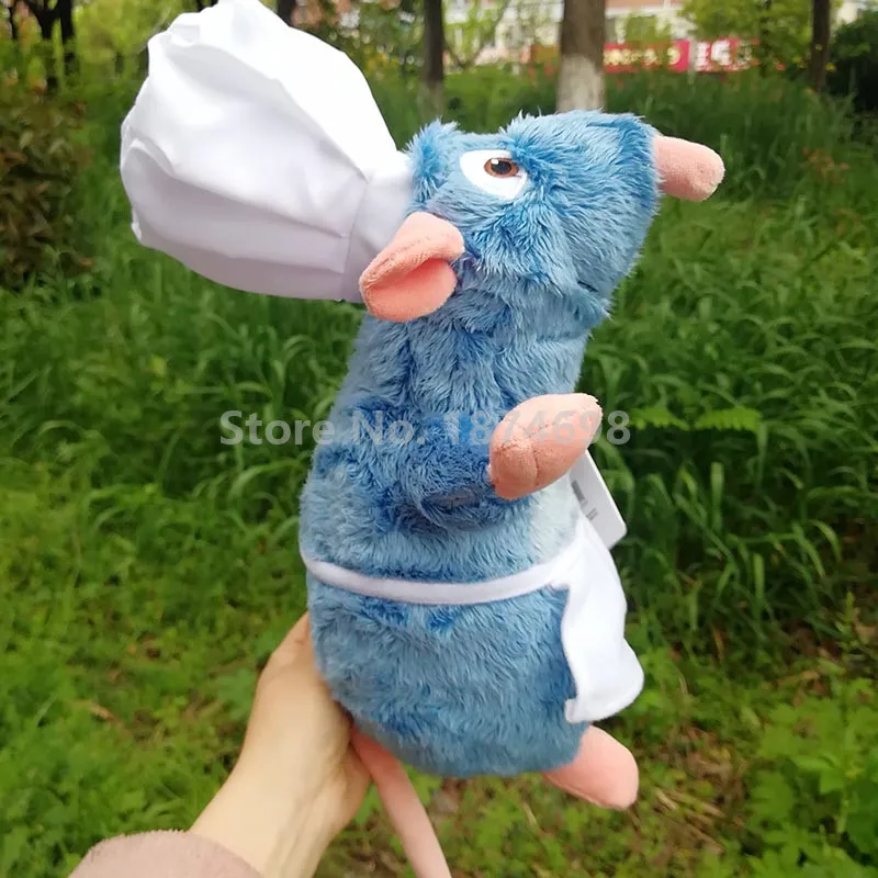 Новый шеф повар мышь Реми плюшевая игрушка кукла 35 см милые мягкие животные