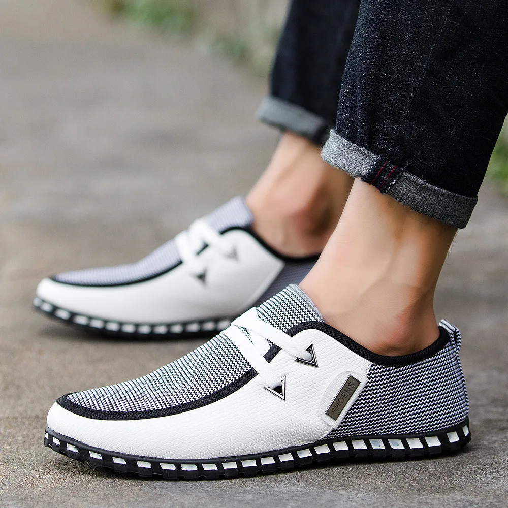 

Fashion trendy men's lazy driving shoes casual all-match trendy men's shoes peas shoes Breathable men's shoes 2021