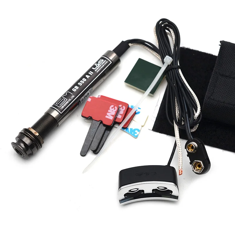 LSM GB550A II Sound Hole Style Tail-peg Preamp System for Folk Guitar Pen Pickup with Volume and Tone Control | Спорт и развлечения