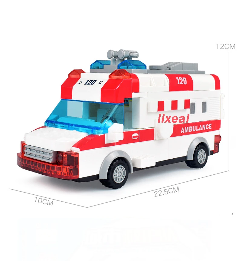 Городской спасательный автомобиль с электрической музыкой светодиодный