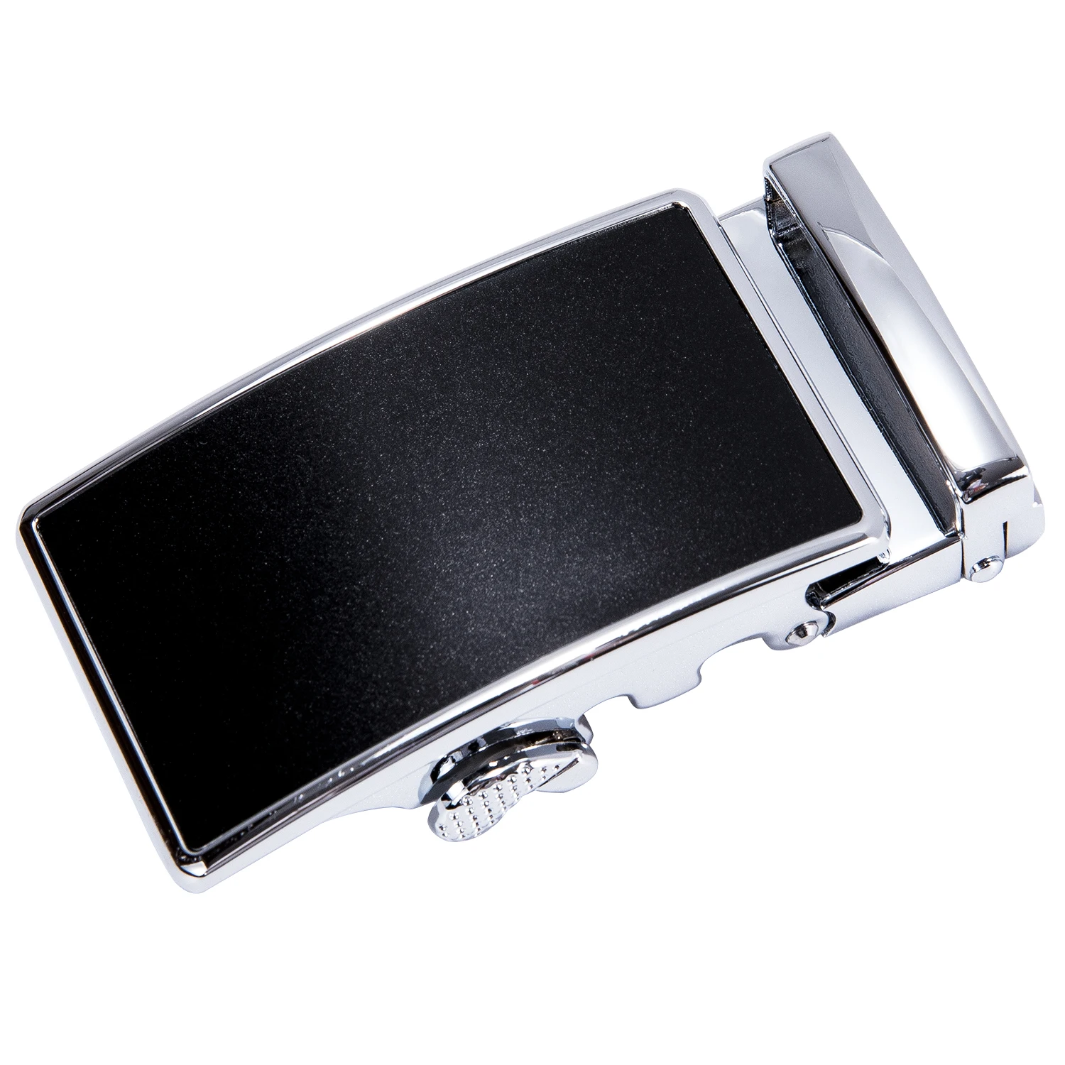 Брендовый мужской ремень Hi Tie роскошный синий из натуральной воловьей кожи с