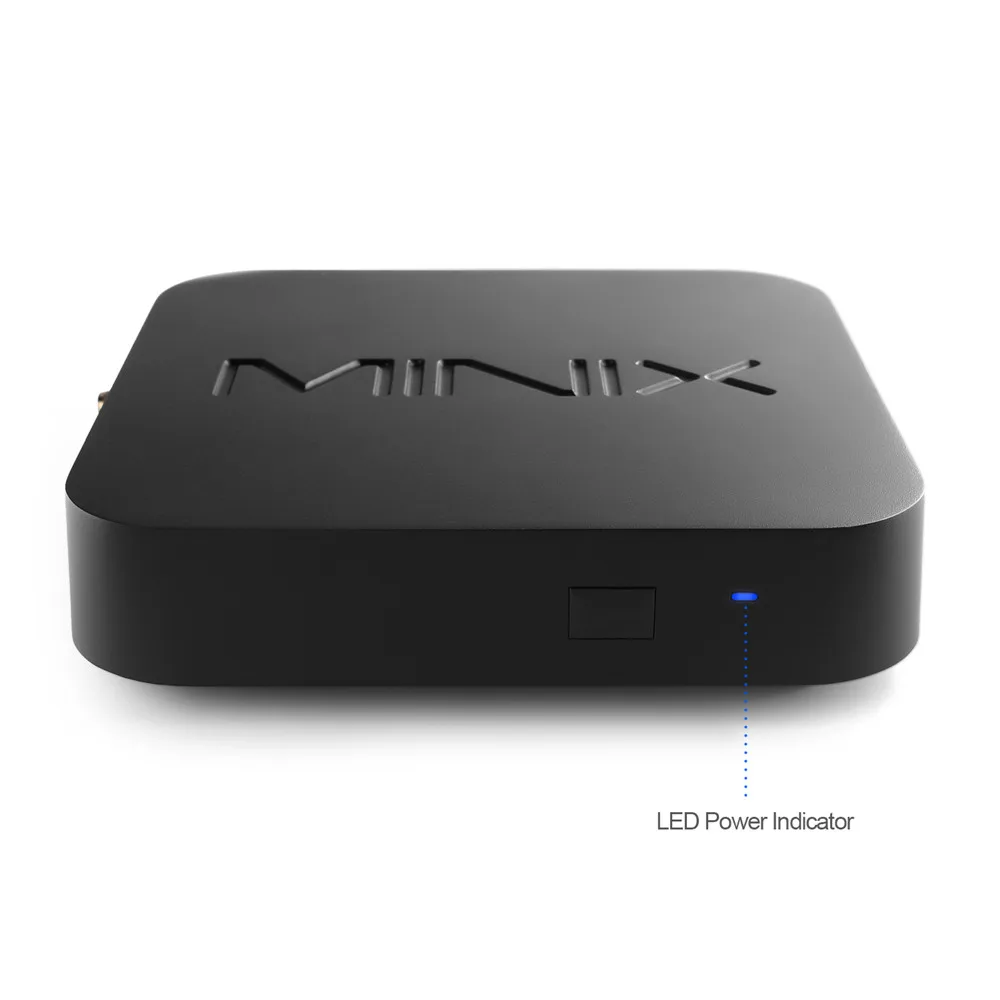 Мини ТВ приставка MINIX NEO 4K Ultra HD Android медиахаб Amlogic 4 Гб DDR4 32 ГБ eMMC Smart TV BOX Dolby Видео