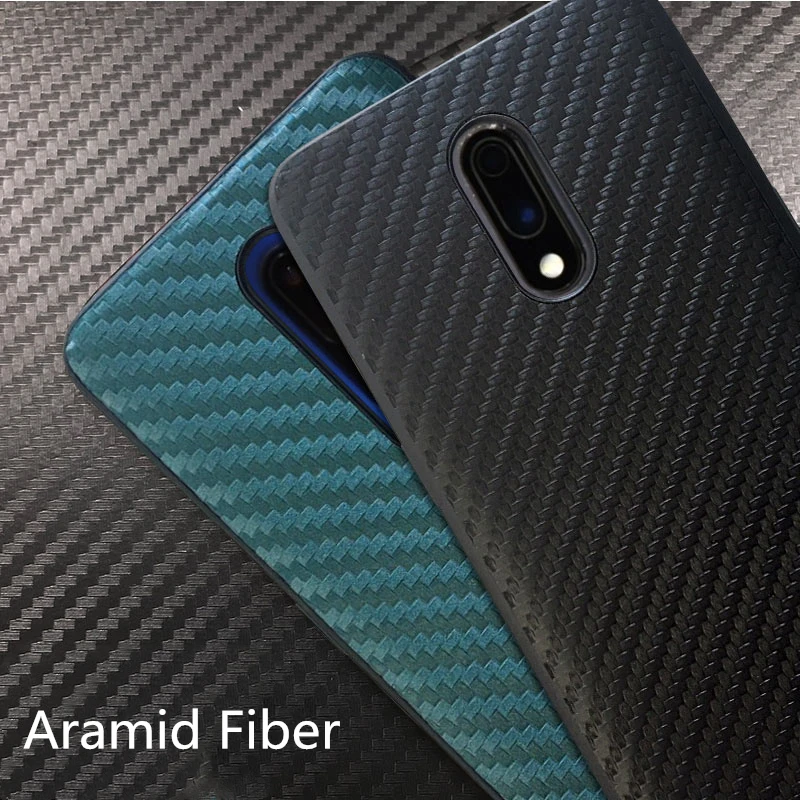 Official Design Phone Case For One plus 7 Carbon Aramid Fiber Texture Original Business Back Protective for Oneplus pro |