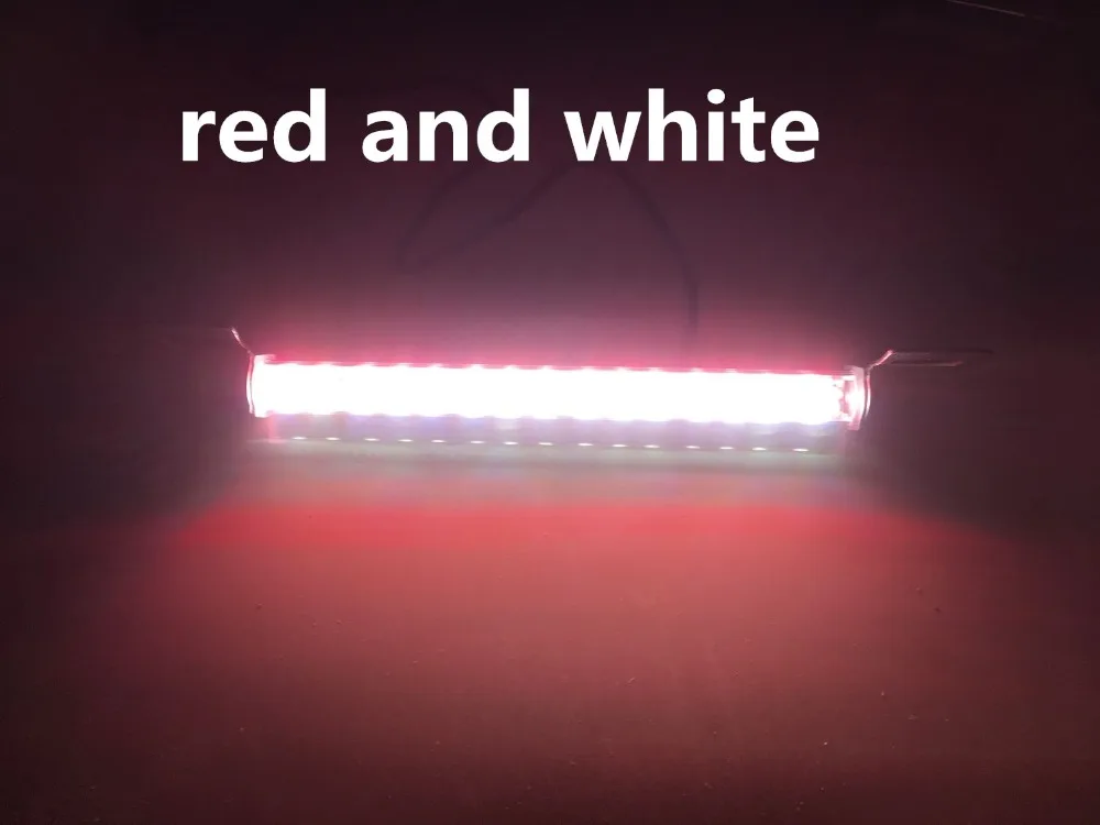 Белый/красный 30 SMD светодиодный задний фонарь стоп сигнал для номерного знака