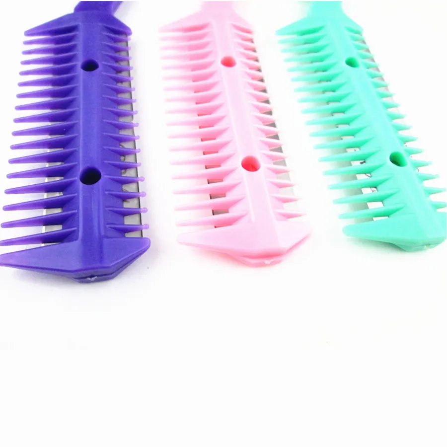 2 в 1 для стрижки волос резки накладные волосы украшения укладки Стиль нож с