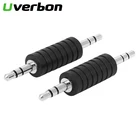 Аудиокабель с разъемом 3,5 мм, адаптер со штекером Папа-папа, прямой преобразователь со стереоразъемом Aux для MP3 MP4, разъем 3,5 мм для наушников 3,5