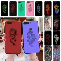 dragon wallpaper phone case for huawei honor 7a 8x 9 10 20lite 10i 20i 7c 8c 5a 8a honor play 9x pro mate 20 lite