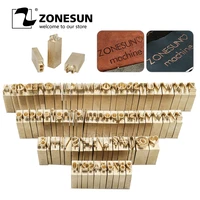 zonesun custom brass leather stamp diy metal alphabet letters numbers symbol stamps for stamping craving tool brand iron mold