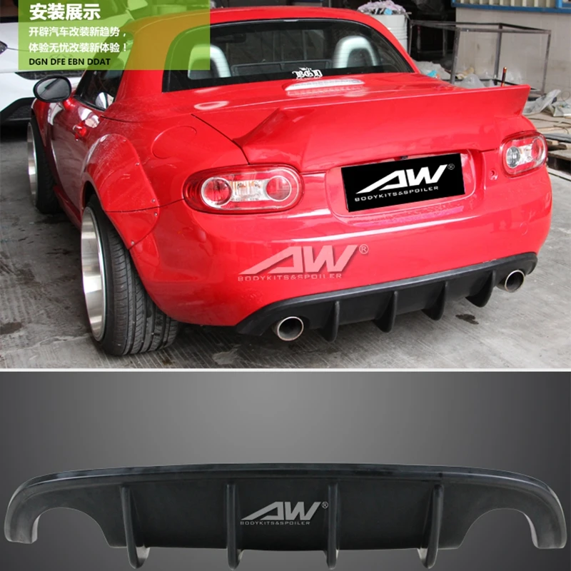 MX5 NC Автомобильный задний бампер спойлер авто диффузор крышка подходит для MZADA MX 5