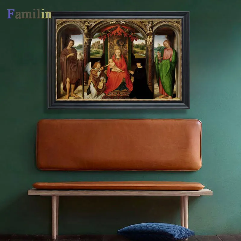 Винтажная Картина на холсте европейская известная Настенная картина