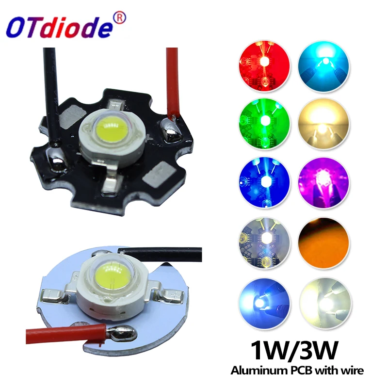 

Светодиоды OTdiode 1W 3W для выращивания
