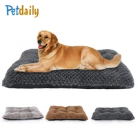 soft plush warm cat dog bed matindoor outdoor crate kennel mattresspet house cushionpaddog beds for small large medium dogs