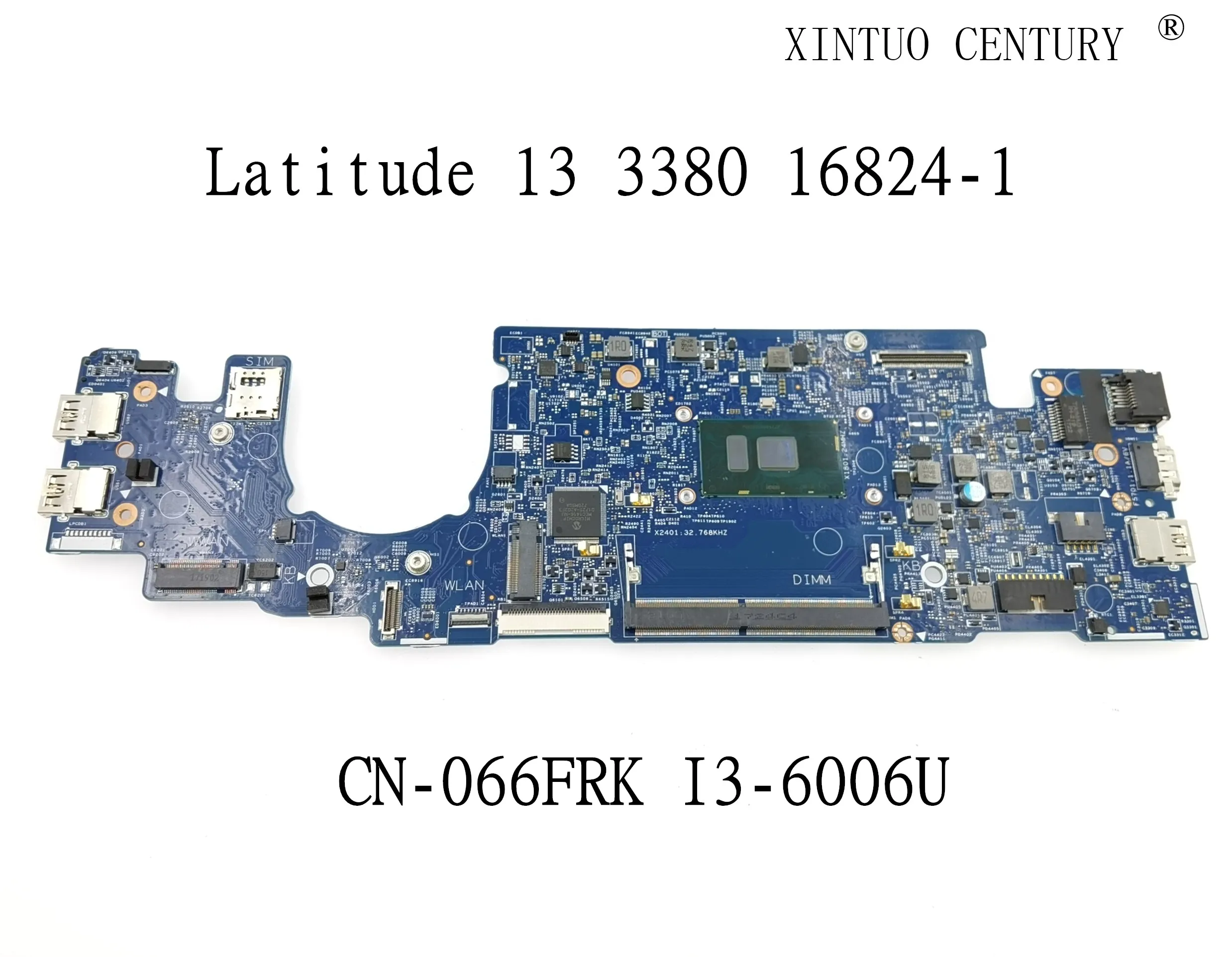 

Материнская плата для ноутбука CN-066FRK 66FRK 066FRK для Dell Latitude 13 3380 материнская плата системная плата 2 ГГц Графический Процессор i3 Процессор тести...