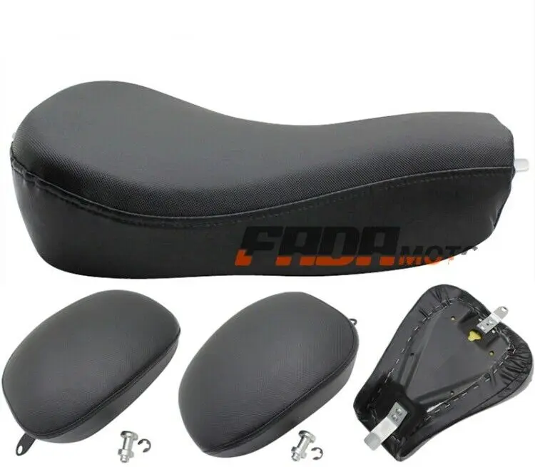 

Front Driver Solo & Rear Passenger Seat Pad For Harley XL1200X Forty Eight 48 2010-2015 XL1200V Seventy Two 72 2012-2015