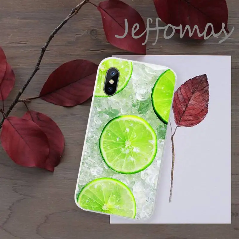 

Summer Fruit unique Phone Case Transparent for iPhone 11 12 mini pro XS MAX 8 7 6 6S Plus X 5S SE 2020 XR