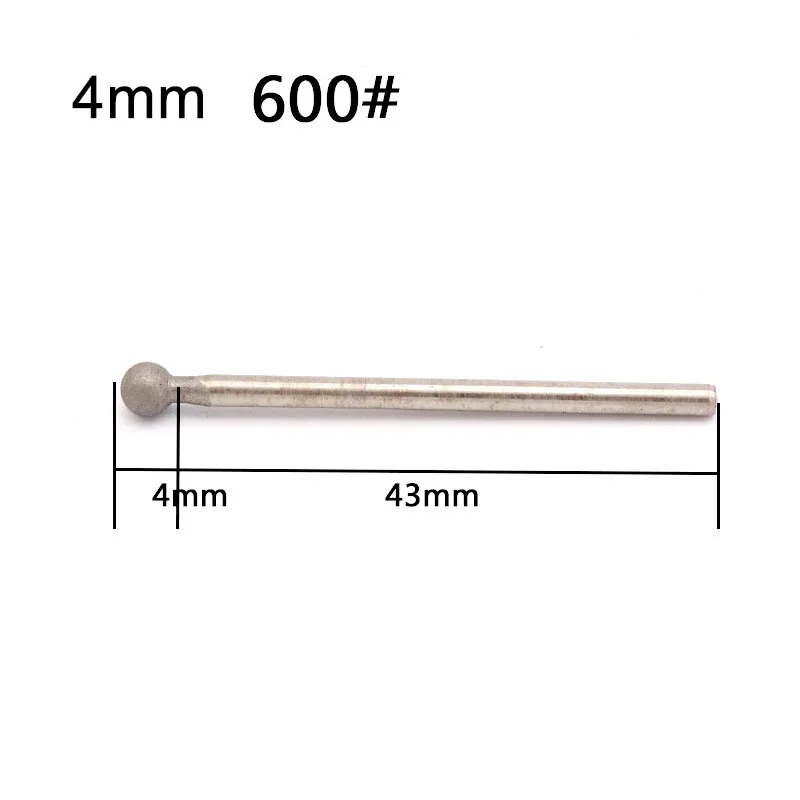 Алмазный Сферический шлифовальный наконечник с хвостовиком 2 35 мм наконечники