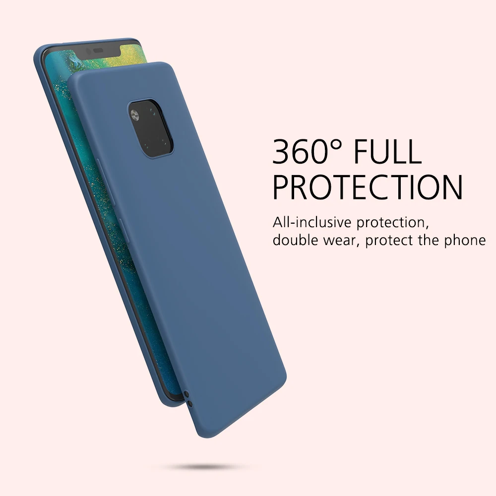 Оригинальный чехол KEYSION из жидкого силикона для Huawei Mate 30 Pro 20 Lite гелевый резиновый
