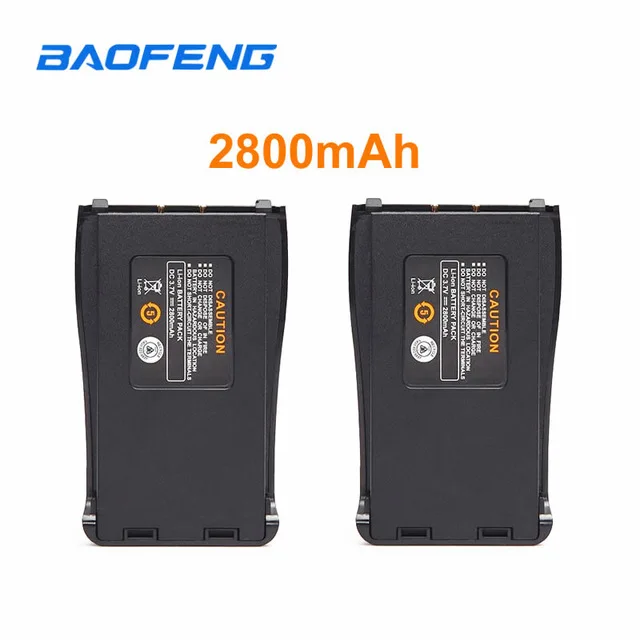 3,7 V 1500 мА/ч, 2800 мА/ч, литий-ионный аккумулятор Батарея для Baofeng иди и болтай Walkie Talkie “иди и BF-777S BF-888S BF-666S Retevis H777 - Цвет: 2800mAh