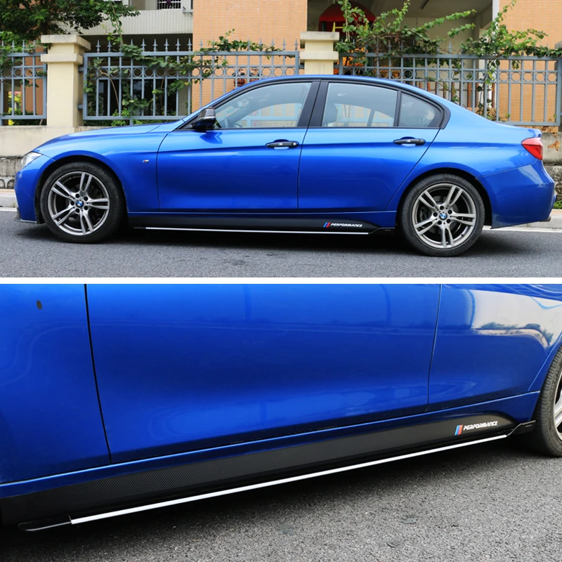 2 шт. Автомобильная боковая полоса юбка Sraphic Виниловая наклейка для BMW E90 E92 E93 F20 F21