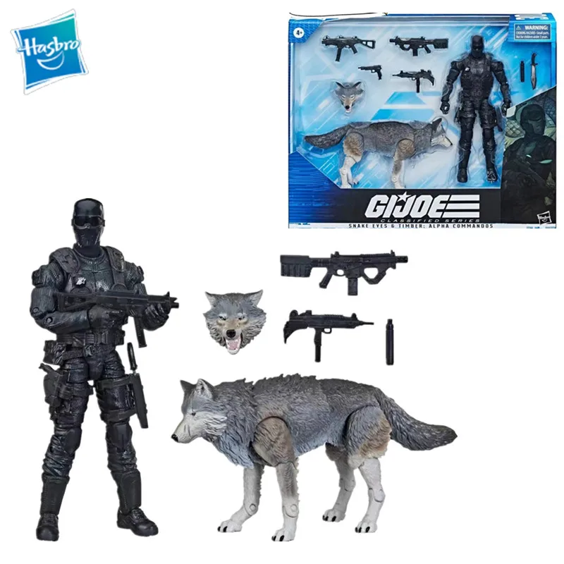 

Hasbro G.i.joe Classified Series Snake Eyes Timber Alpha Commandos Action Figure Model Collectible Multiple Accessories 6-Inch