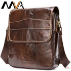 MVA Мужская сумка из натуральной кожи мужские сумки через плечо мужская кожаная модная мужская сумка на плечо мужские сумки 1121