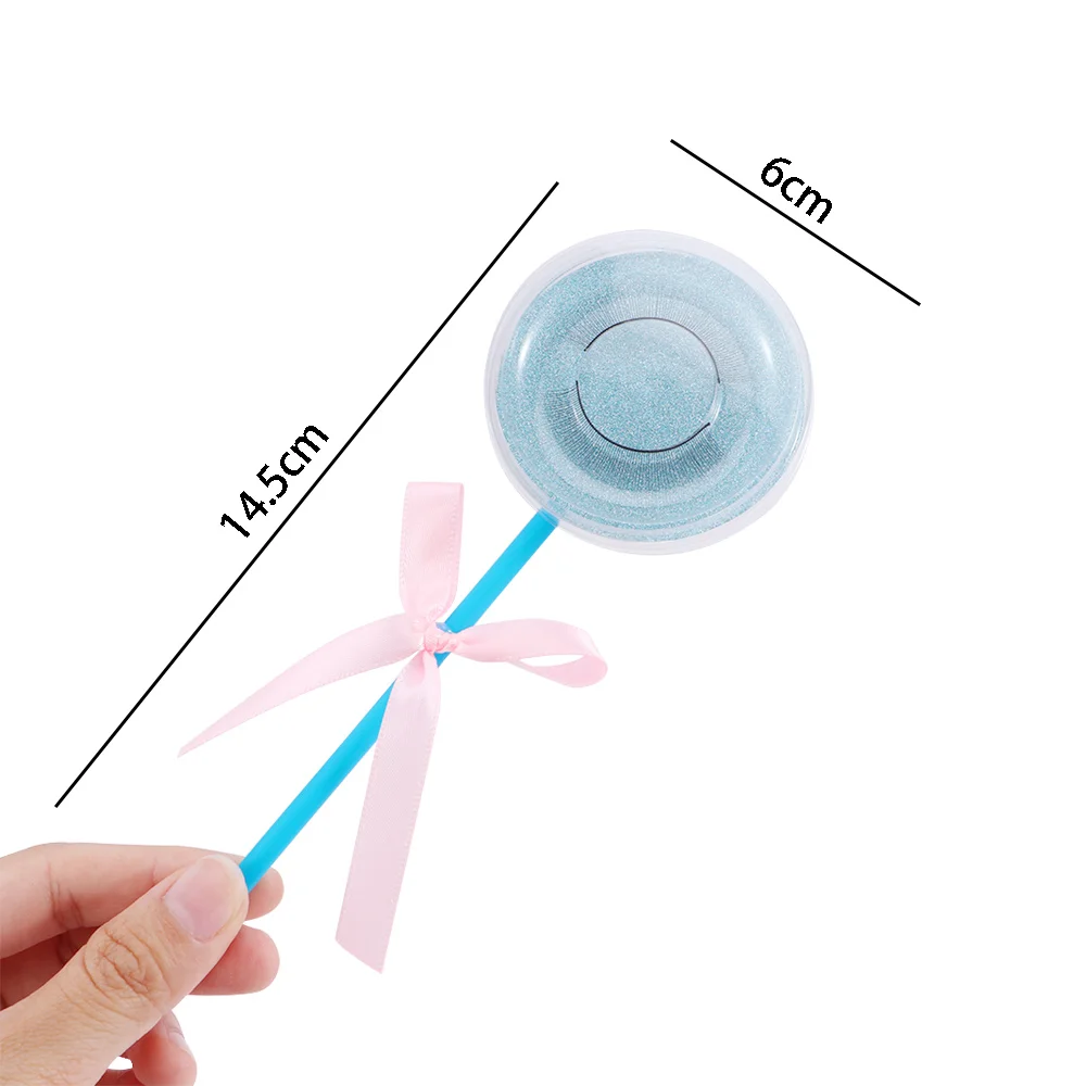 

new10 Pcs Color Random False Eyelashes Packaging Box Round Eyelashes Case Lashes Storage Box Eyelashes Protector