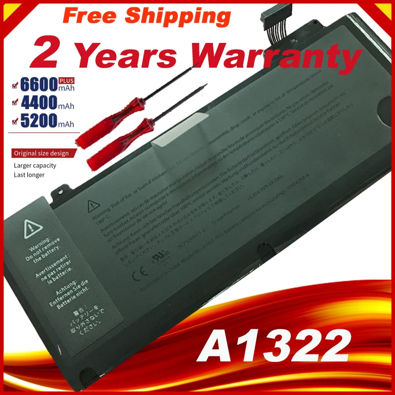 [Специальная цена] 63.5Wh 10 95 в A1322 A1278 Аккумулятор для ноутбука Apple Macbook Pro 13 &quotA1278 Mid