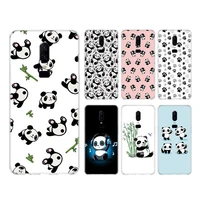 cute pandas case for oneplus 9 pro 9r nord cover for oneplus 1 8t 8 7t 7 pro 6t 6 5t 5 3 3t coque shell