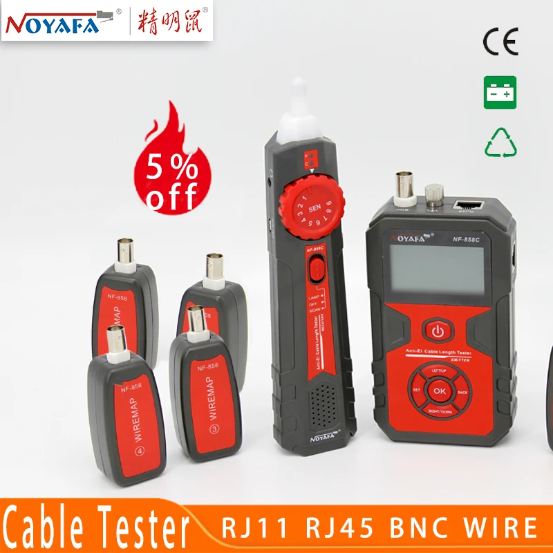 Кабельный локатор RJ11 RJ45 BNC портативный провод трекер кабельный тестер Finder для