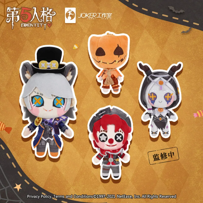 

Game Identity Ⅴ Halloween Party Theme Plush Doll Keychain Victor Grantz Axe Boy Mike Morton Fiona Gilman Cosplay Pendant Toy